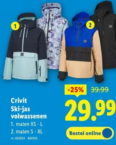 Promotie: Ski-jas volwassenen