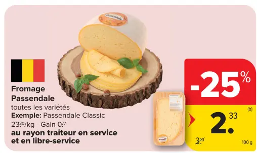 Offre: Fromage Passendale