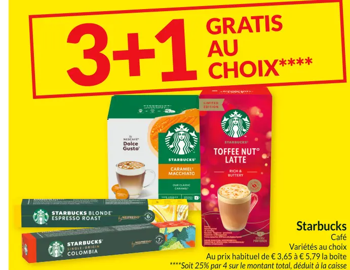 Offre: Starbucks Café