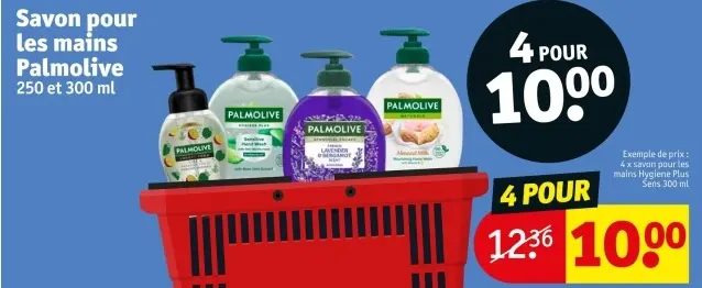 Offre: Savon pour les mains