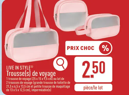 Offre: Trousse(s) de voyage