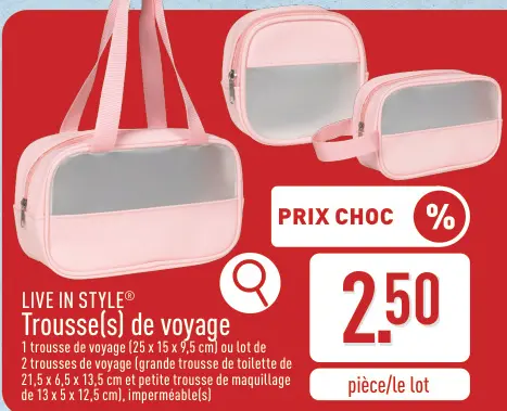 Offre: Trousse(s) de voyage
