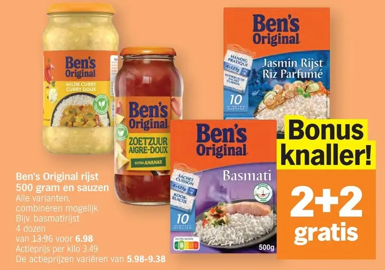 Promotie: Ben's Original rijst en sauzen