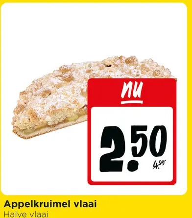 Aanbieding: Appelkruimel vlaai