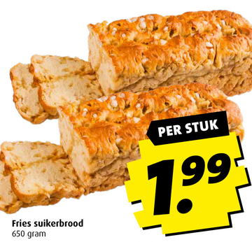 Aanbieding: Fries suikerbrood