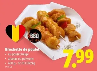 Offre: Brochette de poulet