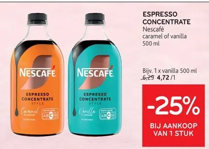 Promotie: Espresso concentrate