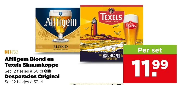 Aanbieding: Affligem Blond en Texels Skuumkoppe