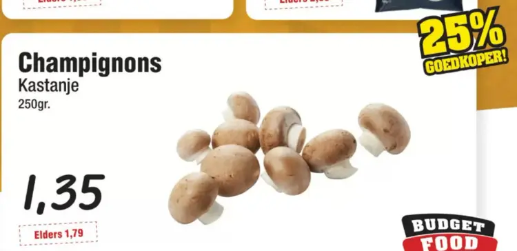 Aanbieding: Champignons