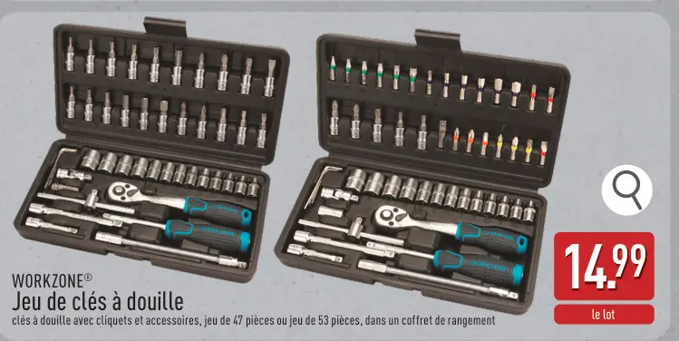 Offre: Jeu de clés à douille