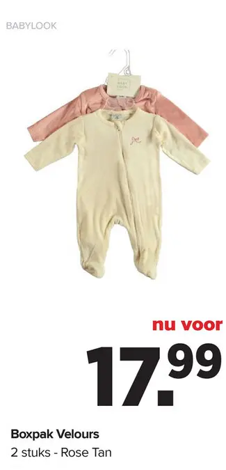 Aanbieding: Boxpak Velours