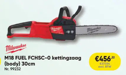 Promotie: M18 FUEL FCHSC-0 kettingzaag