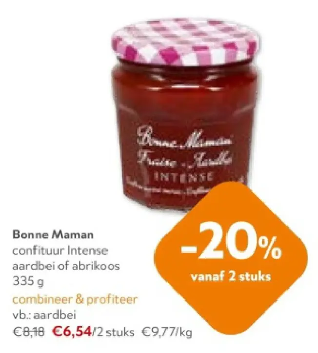 Promotie: confituur Intense