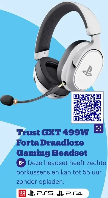 Promotie: GXT 499W Forta Draadloze Gaming Headset