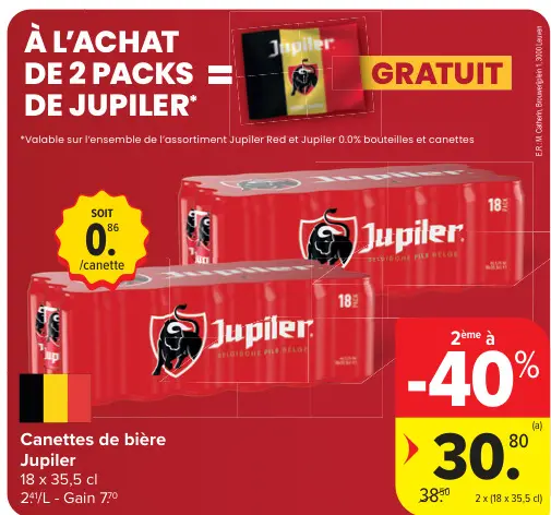 Offre: Canettes de bière