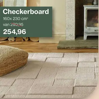 Aanbieding: Checkerboard vloerkleed