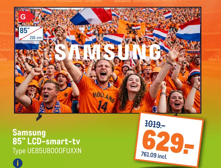 Aanbieding: 85" LCD-smart-tv