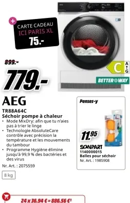 Offre: Séchoir pompe à chaleur