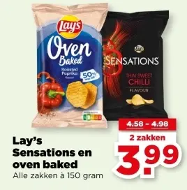 Aanbieding: Sensations en oven baked