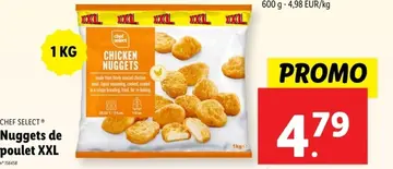Offre: Nuggets de poulet XXL