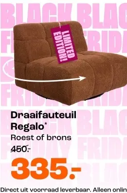 Aanbieding: Draaifauteuil Regalo