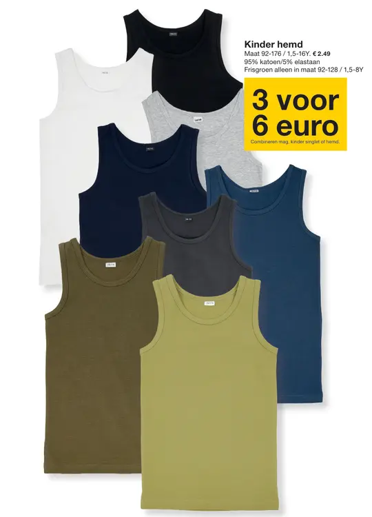 Promotie: Kinder hemd