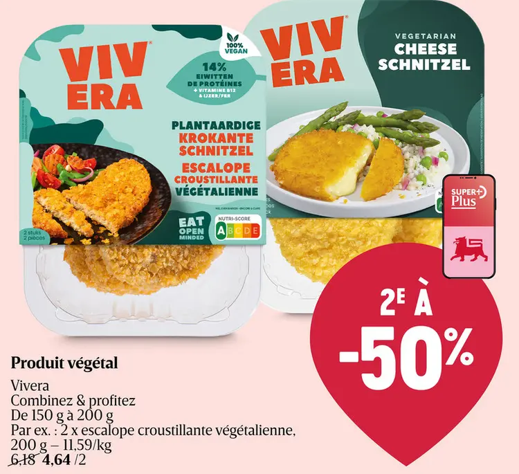Offre: Krokante Schnitzel / Escalope Croustillante V