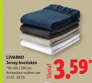 Aanbieding: Jersey hoeslaken