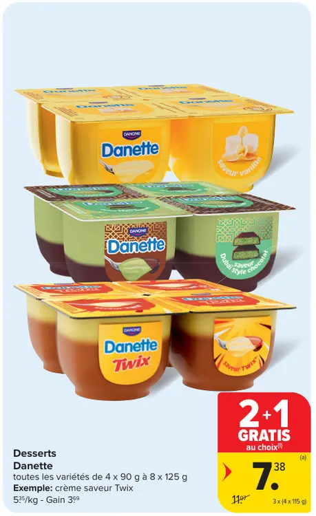Offre: Danette