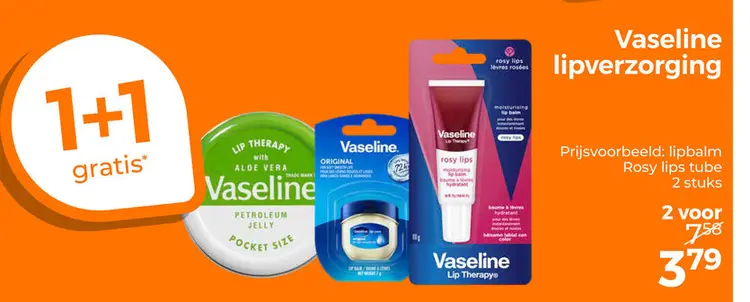 Aanbieding: Vaseline lipverzorging