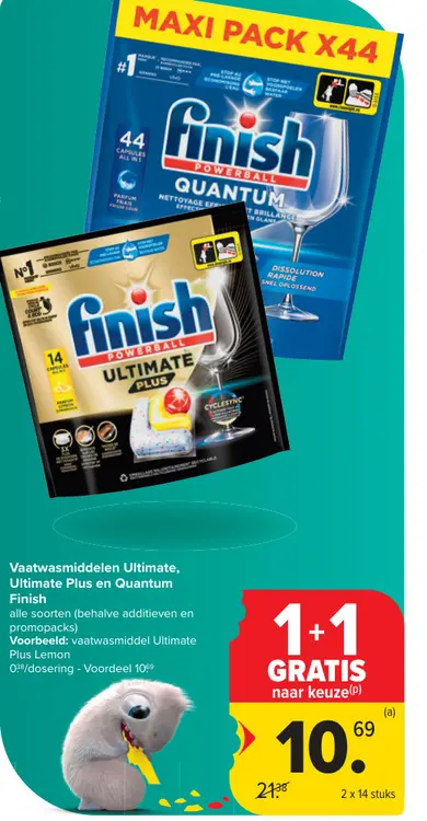 Promotie: Vaatwasmiddelen Ultimate, Ultimate Plus en Quantum