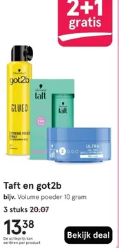 Aanbieding: Taft en got2b