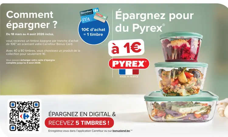 Offre: Pyrex