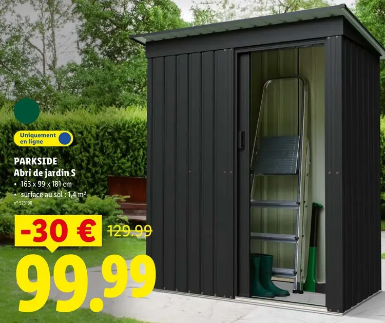 Offre: Abri de jardin S