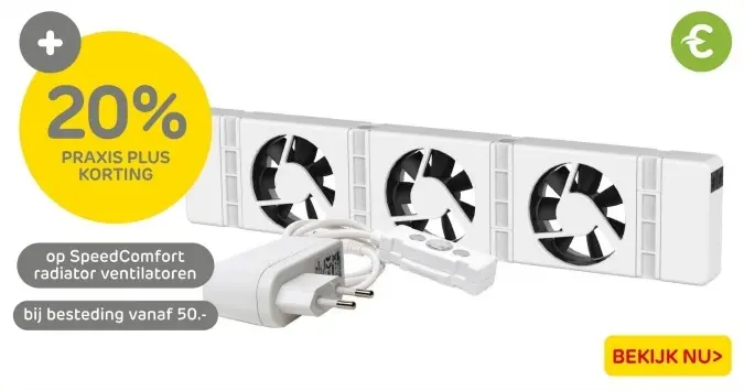 Aanbieding: SpeedComfort radiator ventilatoren