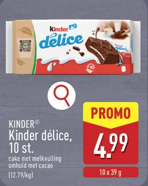 Promotie: Kinder délice