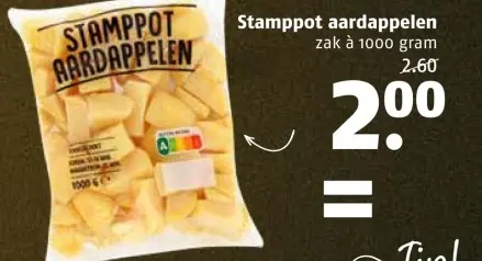Aanbieding: Stamppot aardappelen