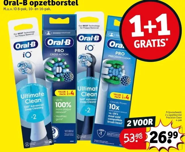 Promotie: Oral-B opzetborstel