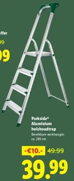 Aanbieding: Aluminium huishoudtrap