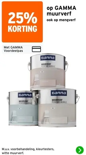 Aanbieding: Muurverf