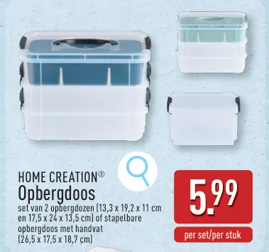 Promotie: Opbergdoos