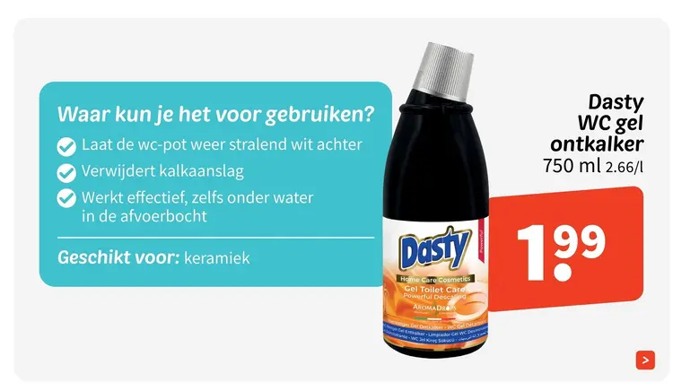 Promotie: WC gel ontkalker
