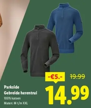 Aanbieding: Gebreide herentrui