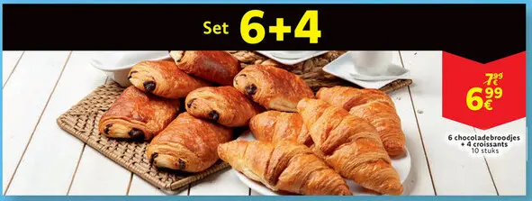 Aanbieding: chocoladebroodjes + croissants