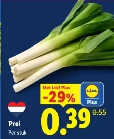 Aanbieding: Prei