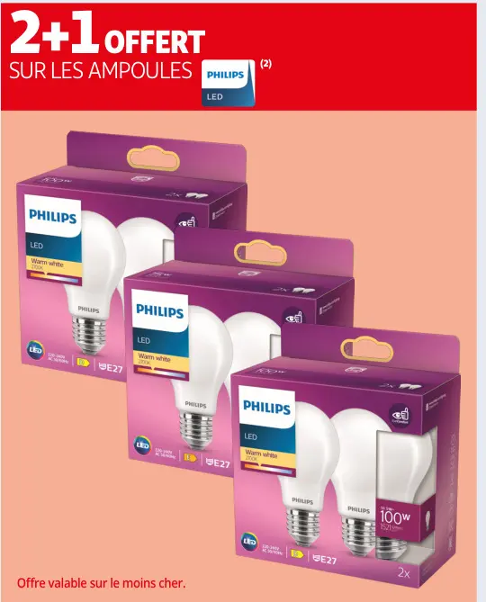 Promotie: Ampoules LED