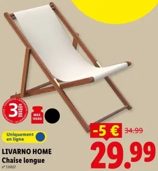 Offre: Chaise longue