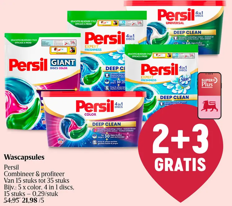 Promotie: Wascapsules