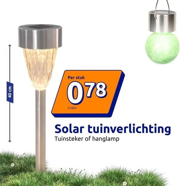 Aanbieding: Solar tuinverlichting