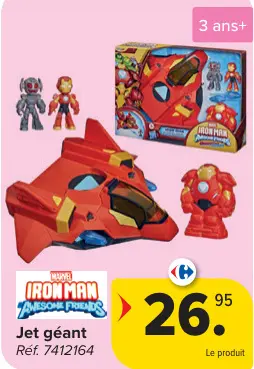 Offre: Jet géant Iron Man